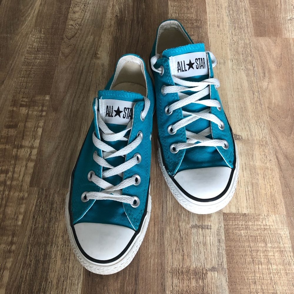 All Star Converse in Aqua Blue
